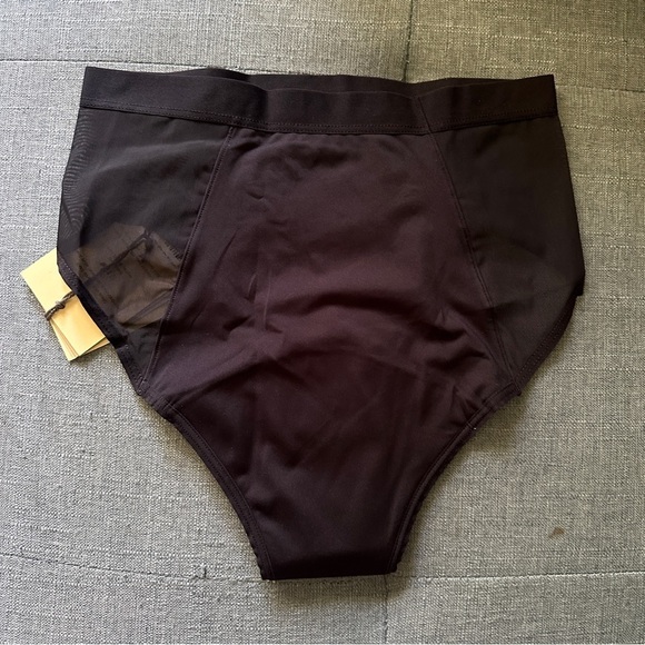 Saalt Black French Cut High Waist High Absorbency Period‎ Underwear Size XS NWT - Picture 5 of 8